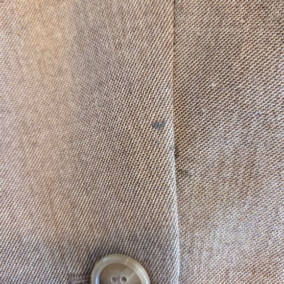 Ann Taylor Petites Taupe Tan Tweed 3 Button Lined Blazer Jacket Size 2P - Picture 7 of 9